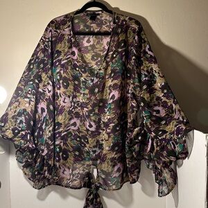 Ashley Stewart Multicolor Kimono